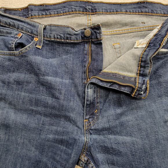 Levi Strauss 559 Men’s 42x29 Relaxed Straight Stretch Jeans Medium Wash Flex - Picture 8 of 10